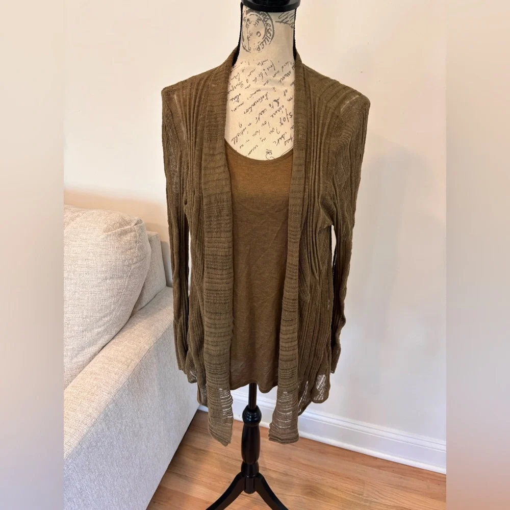 Eileen Fisher Tank and sweater set size medium
